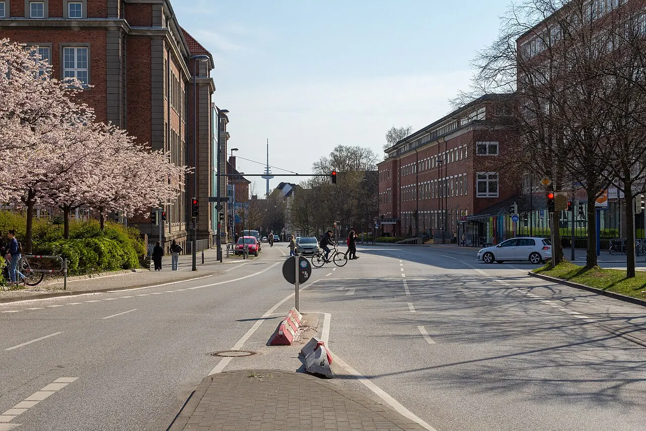 Knooper Weg im Stadtteil Brunswik, Kiel